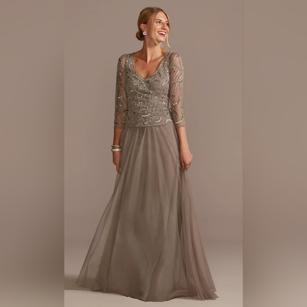 Mother Of The Bride Beaded Dress